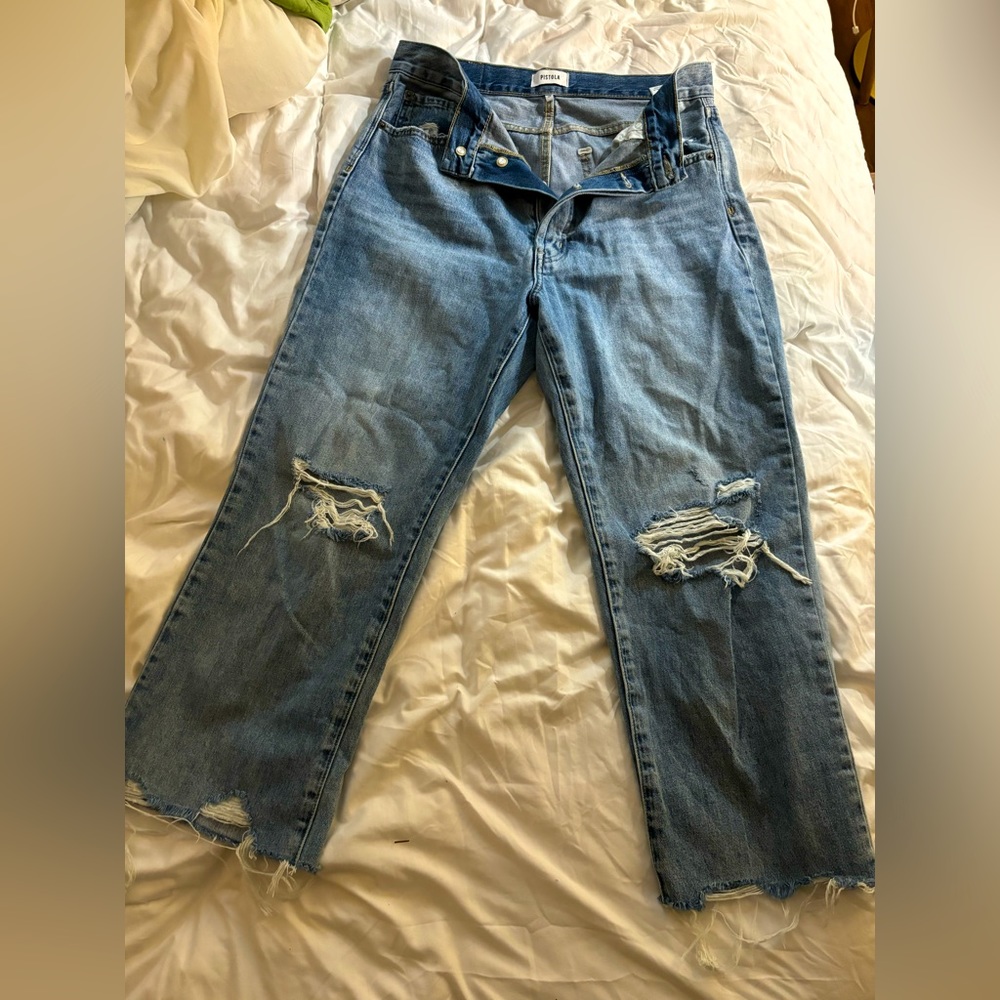 PISTOLA Wide leg crop Jean size 30